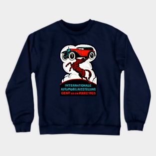 1925 Swiss International Car Show Crewneck Sweatshirt